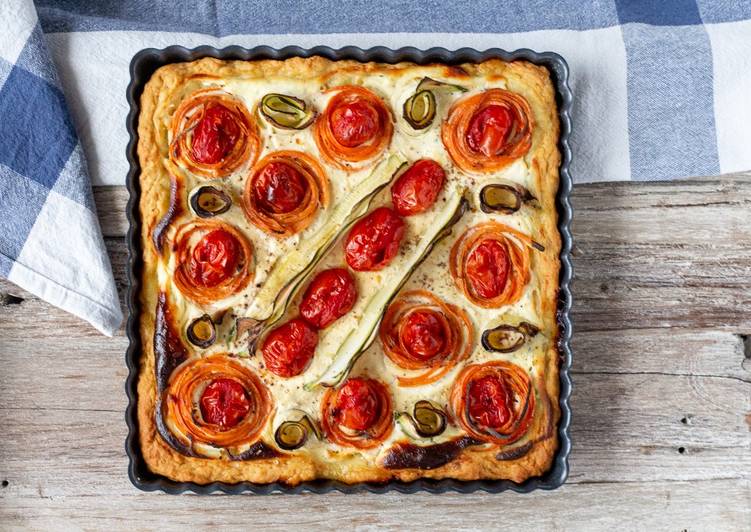 Simple Way to Make Qualsiasi sera della settimana Crostata salata ricotta e verdure