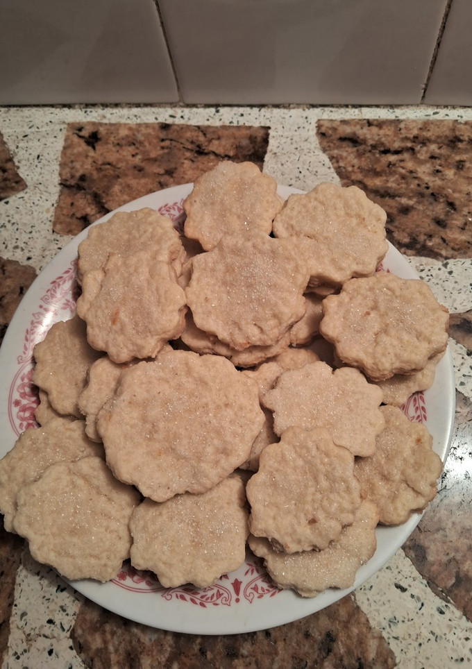 Una foto de Galletitas veganas de mandarina