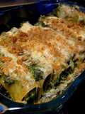 Cannelloni Épinard Saumon avec Crème de Soja