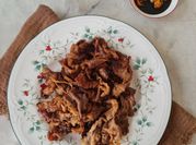 Gambar daging sapi slice barbeque