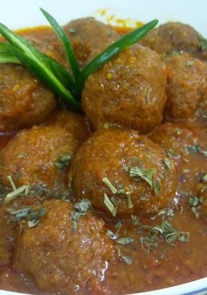 A picture of Kofta Curry.