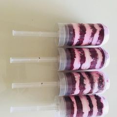 A picture of Cake Push up pops.