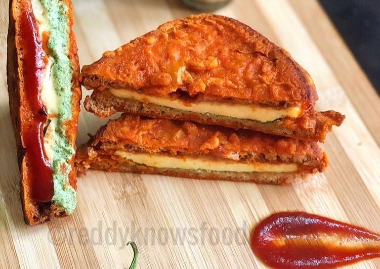 How to Make Speedy Paneer Sandwich Pakoras