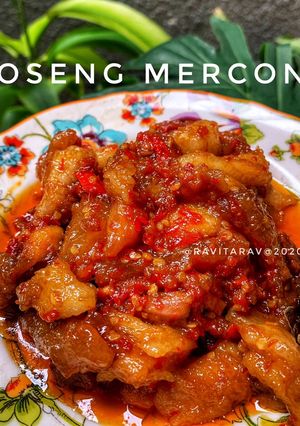 Foto resep Oseng-Oseng mercon daging (super pedas)
