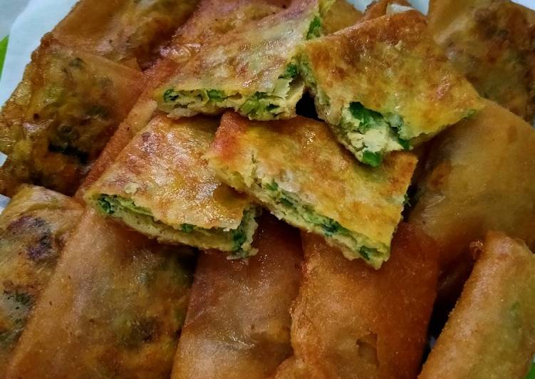 Martabak kulit lumpia, isi ekonomis