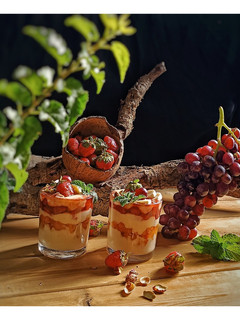 عکسی از دستور پودینگ چند میوه🍀