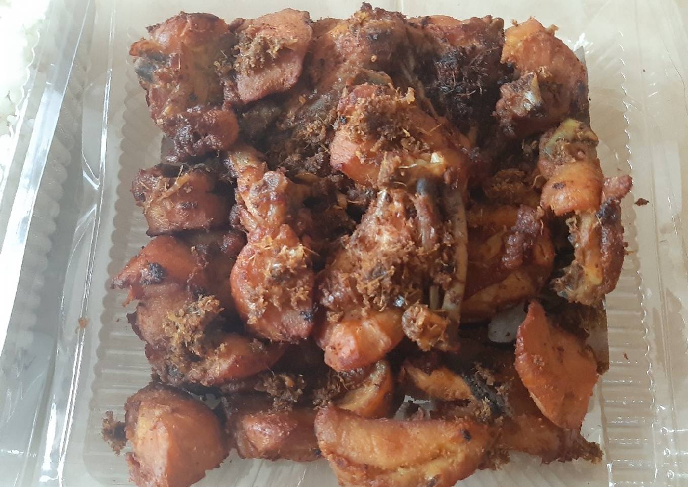 Ayam goreng lengkuas gurih