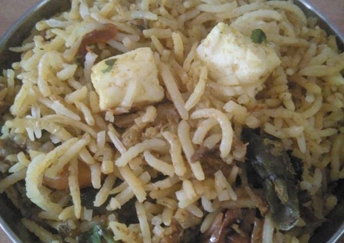 Panner tadka rice