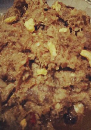 Foto resep Daging rendang telur asin ketofriendly