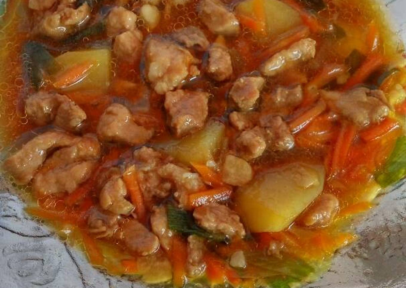 Babi cincang bumbu simple