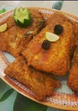 A picture of Lahori Fried Fish😋🐟.