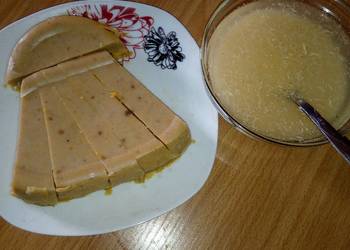 How to Recipe Appetizing Palm oil Moi moi and Garri