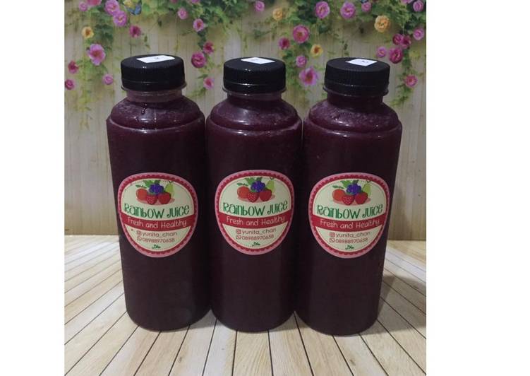 Diet Juice Apple Beetroot Kiwi Blackberry