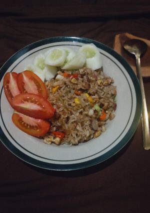 Foto resep Nasi goreng putih Praktis