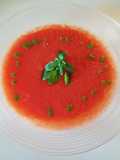 Sopa fría de sandía y tomate