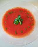 Sopa fría de sandía y tomate