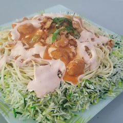 A picture of Azadi themed Singaporean rice.