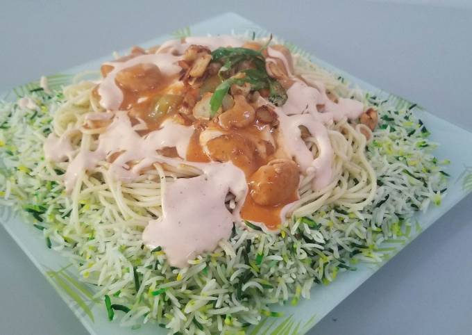 How to Make Homemade Azadi themed Singaporean rice