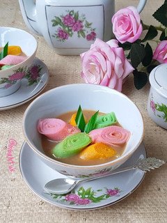 Foto resep Dadar Gulung Kuah Santan