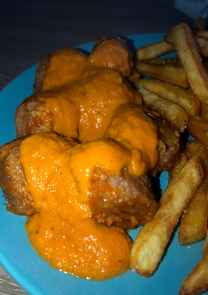 Una foto de Albóndigas en salsa - Súper fácil y rápido ⏳