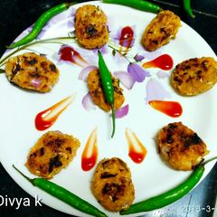 A picture of Rice cutlets.