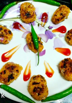 A picture of Rice cutlets.