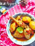 (668) gulai Ayam & Telur Bumbu Instan