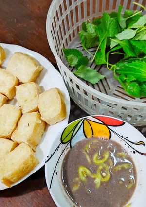 Hình của món Bún đậu mắm tôm.