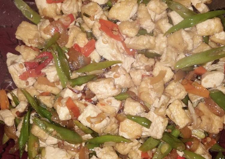 Oseng tahu buncis simple