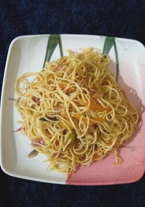 A picture of Hakka Noodels.