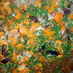 A picture of Veges jallop with fish.