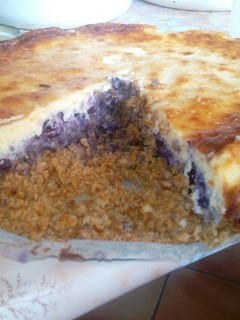 Áfonyás sajttorta recept fotója
