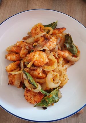 Foto resep Udang salted egg pelipur lara