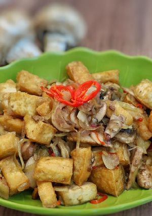 Foto resep Tahu jamur kancing