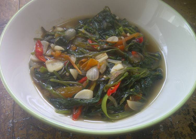 oseng kangkung "ngeunah" / kale saute