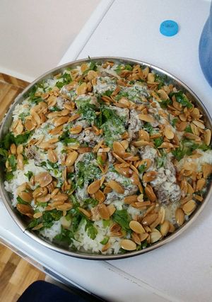 صورة لوصفة المنسف ولا ألذ
