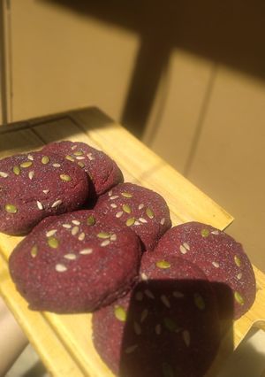 Una foto de Pan de betarraga sin amasado muy fácil 🍞😋