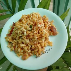 Masala Puffed Rice (murmura) A picture of Masala Puffed Rice (murmura).