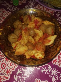 Foto resep Bakso&otak-otak balado