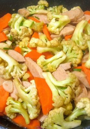 Foto resep Tumis Bloomkol Saus Tiram