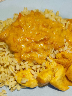 Une photo de Poulet coco Curry au cookeo