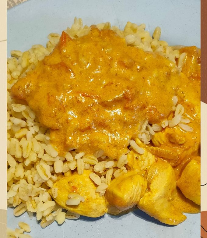Une photo de Poulet coco Curry au cookeo