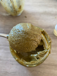 A picture of Pistachio nut butter 🌰.