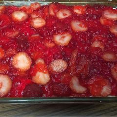 A picture of Strawberry Pretzel Salad.