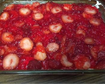 Popular Cuisine Strawberry Pretzel Salad Delicious Steady