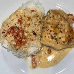 A picture of Marry me chicken.