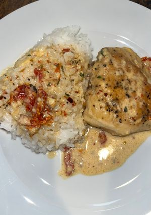 A picture of Marry me chicken.