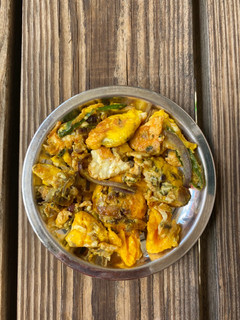 A picture of Hydrabadi egg fry.