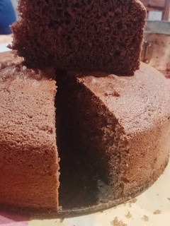 Una foto de Bizcochuelo de chocolate muy esponjoso