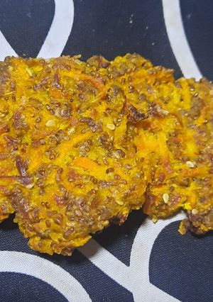 Una foto de Galletas de zanahoria y sésamo🥕